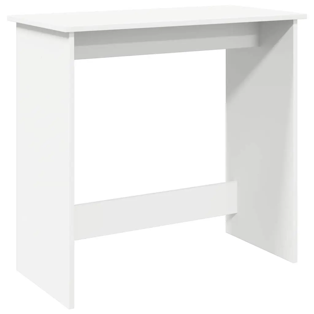 Writing Desk Engineered Wood 80x40x75 cm White