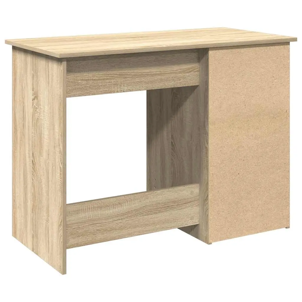 Writing Desk Engineered Wood 102x50x75 cm Brown Sonoma Oak