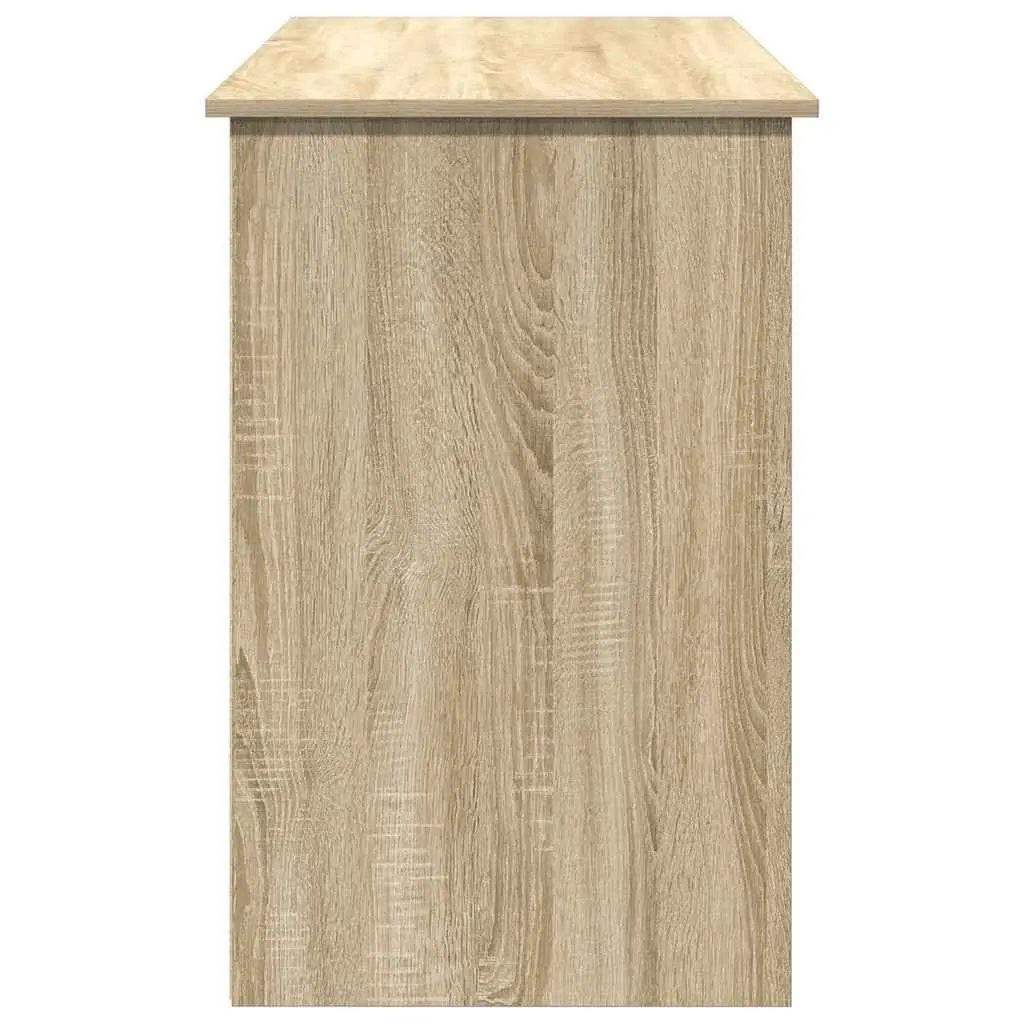Writing Desk Engineered Wood 102x50x75 cm Brown Sonoma Oak