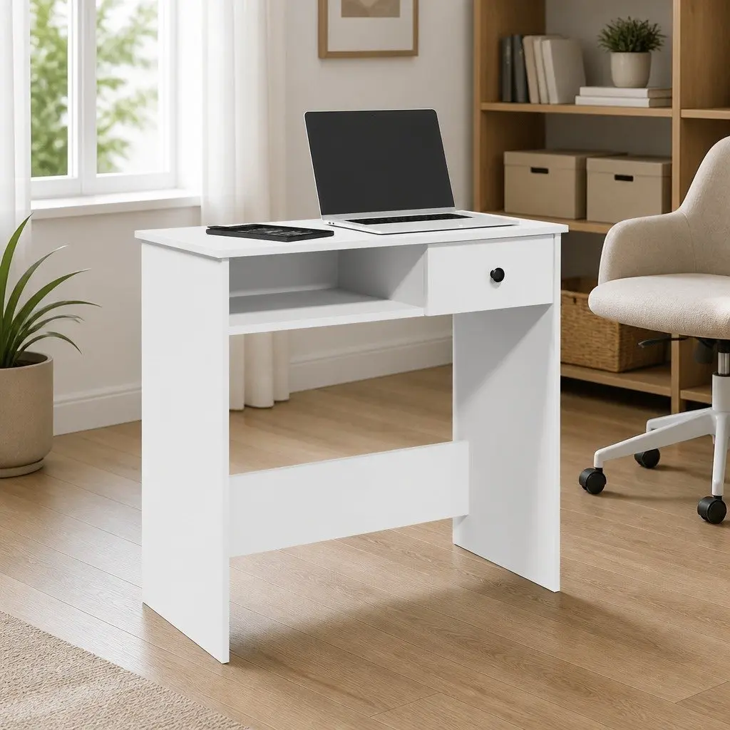 White Writing Desk for Home Office Use