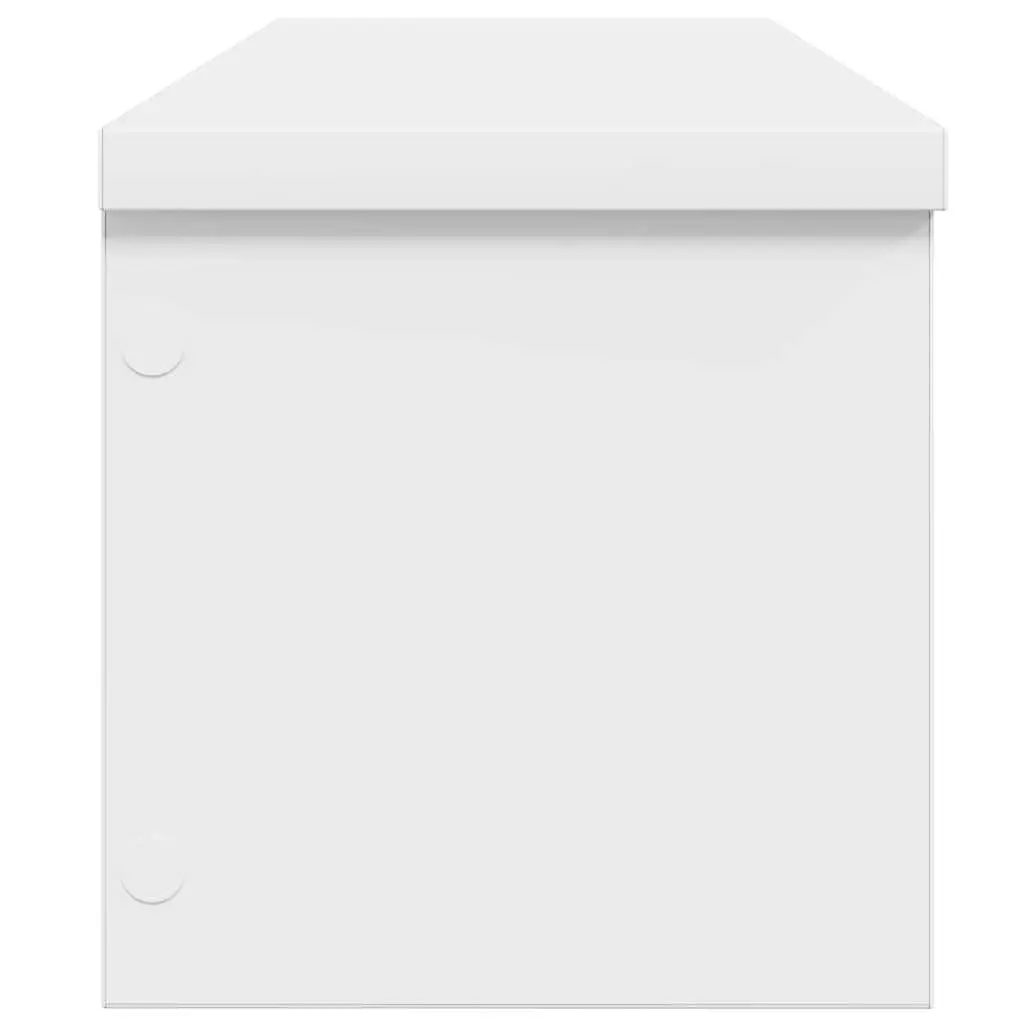 White Kitchen Utensil Rack Stackable Countertop Organiser Storage Shelf