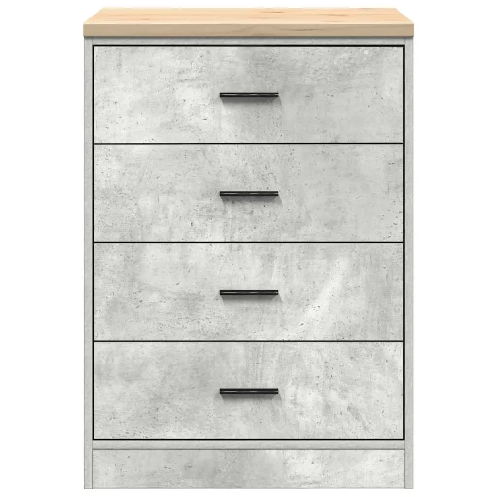 Garage Storage Cabinet Pinewood 60x51x85cm Grey