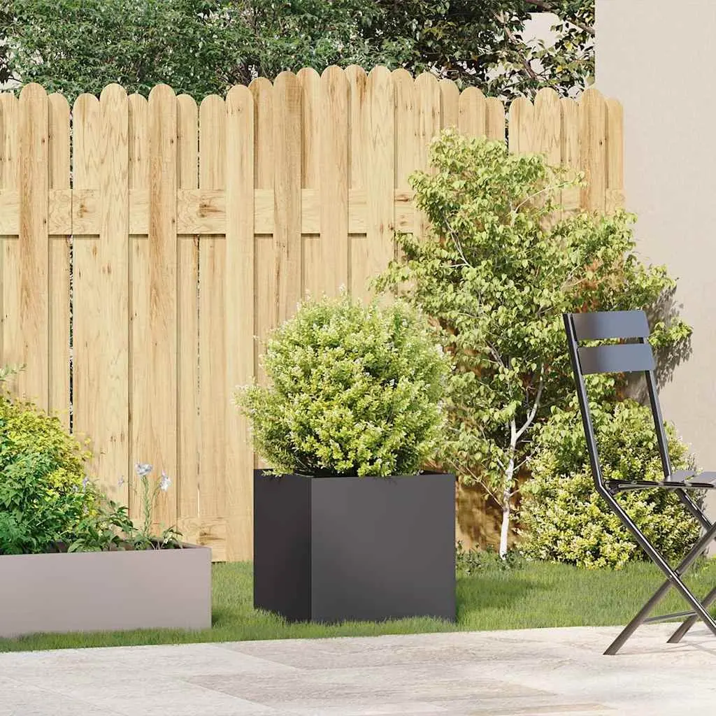 Black Raised Bed Planter 40x40x40 cm Garden Box