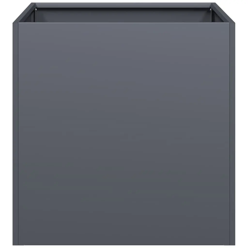 Planter Box Cold-rolled Steel 40x40x40 cm Anthracite