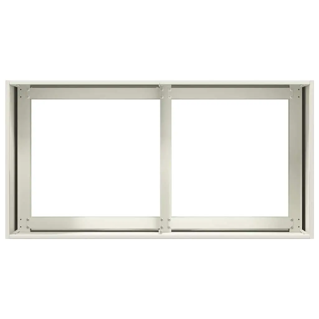Raised Garden Planter Box Cold-rolled Steel 80x40x40cm White