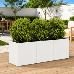 High-Quality Cold-Rolled Steel Raised Bed Planter 120x40x40 cm