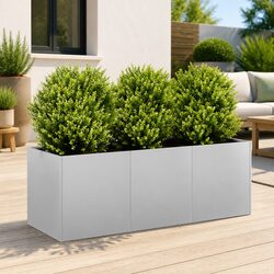 Large Outdoor Galvanised Steel Planter for Elevated Gardening