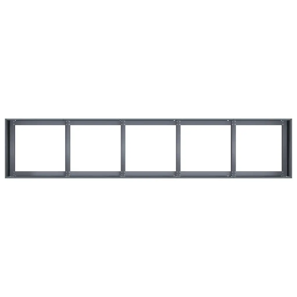 Large Raised Planter Box 200x40x40cm Anthracite