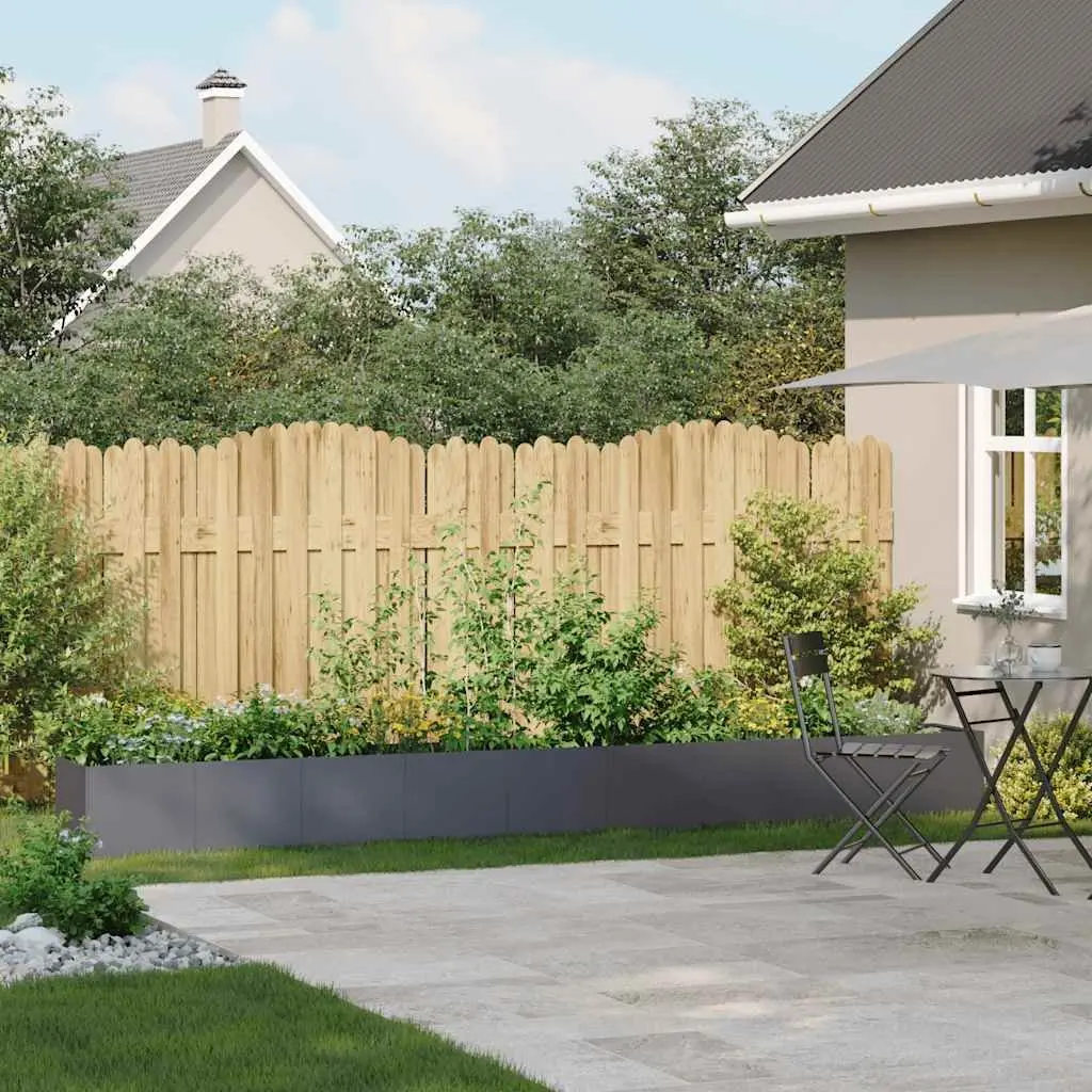 Raised Garden Planter Box in Anthracite