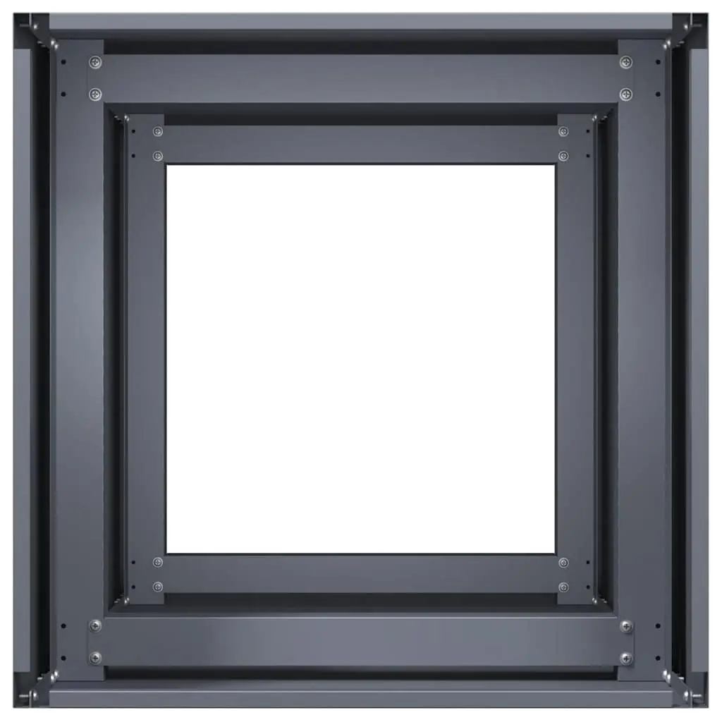 Anthracite Raised Garden Planter Box 40x40x80cm