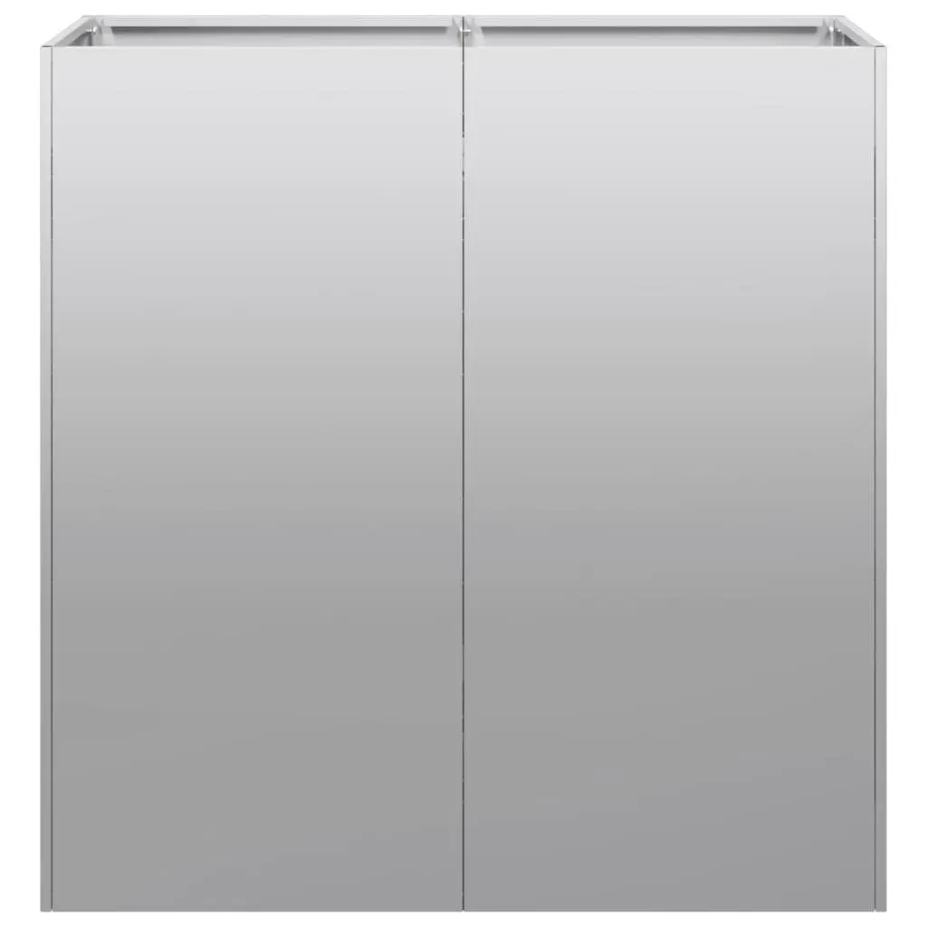 Galvanised Steel Raised Garden Planter 80x40x80cm