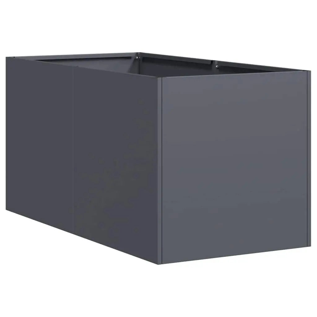 Raised Garden Planter Box 40x80x40 cm Anthracite