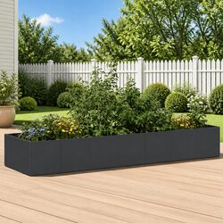 Premium Steel Raised Planter Box 280x80x40cm for Garden