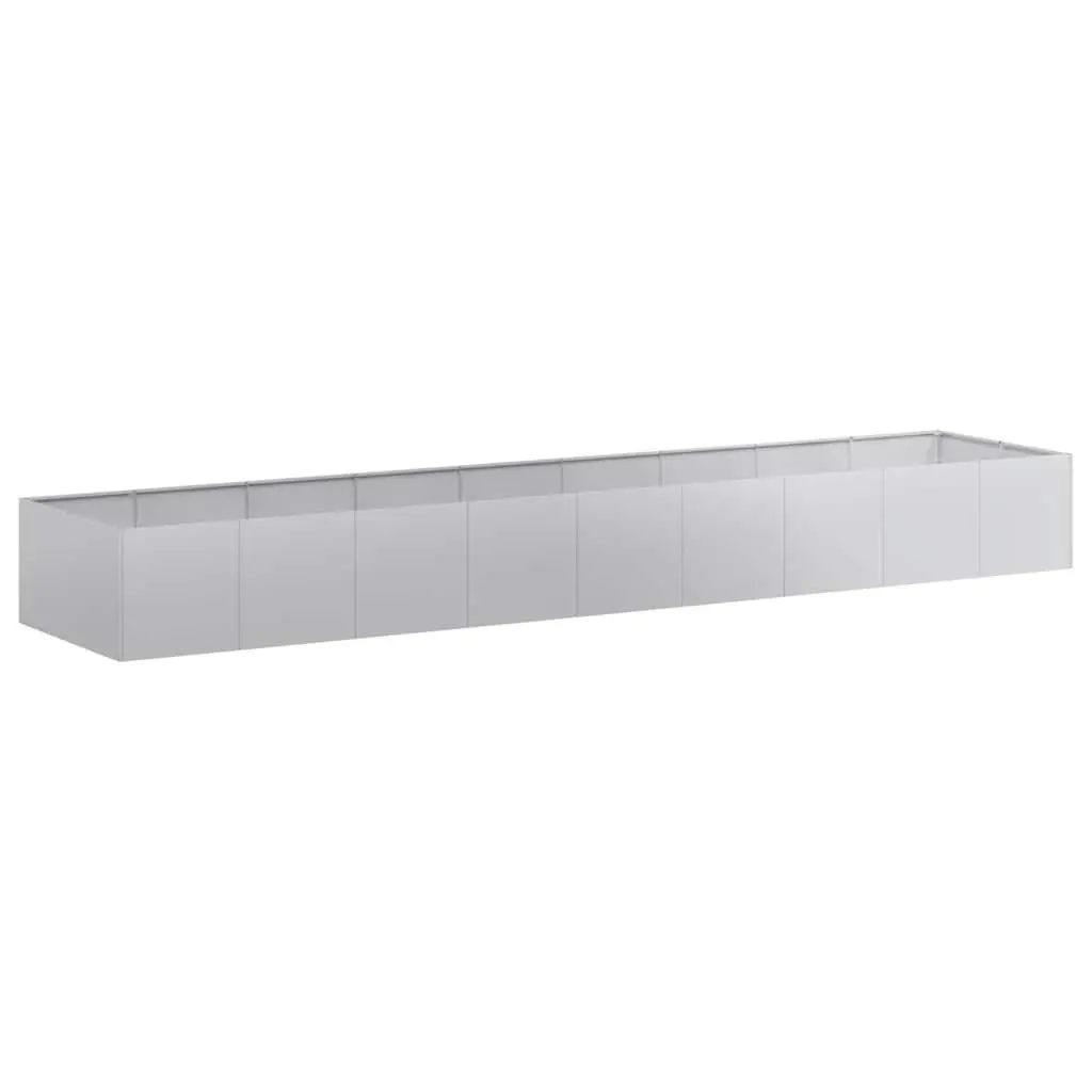 Galvanised Steel Raised Garden Bed 360x80x40cm