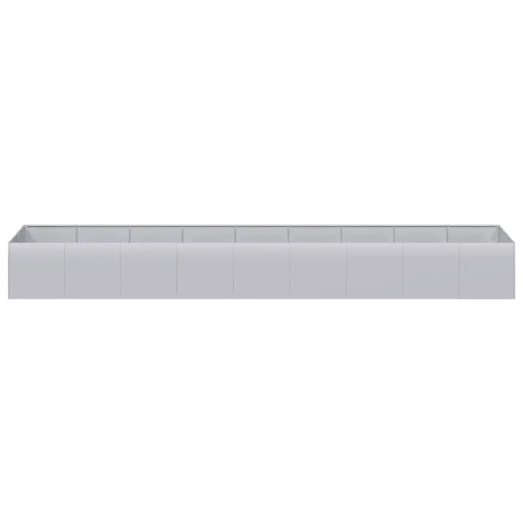 Galvanised Steel Raised Garden Bed 360x80x40cm