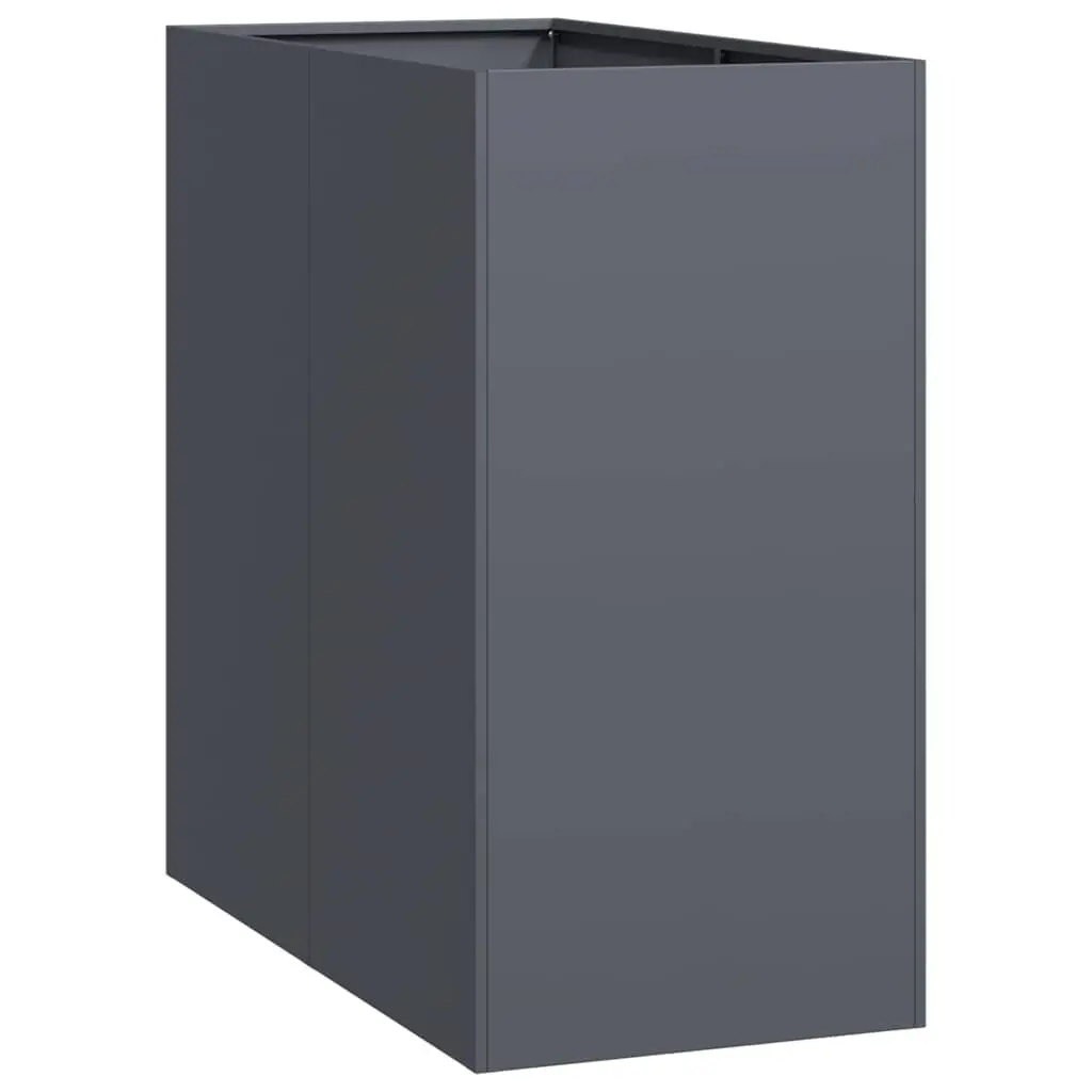 Raised Garden Planter Box Steel 40x80x80cm Anthracite