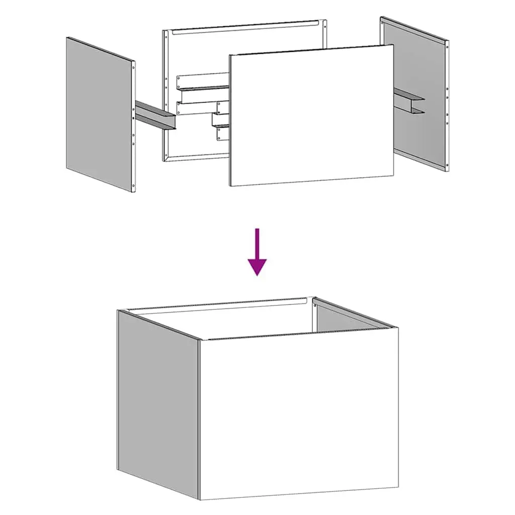 Steel Planter Box Cold-Rolled Steel 40x40x30 cm Anthracite