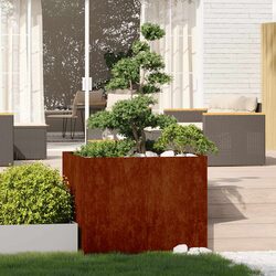 Premium Weathering Steel Raised Planter for Outdoor Spaces
