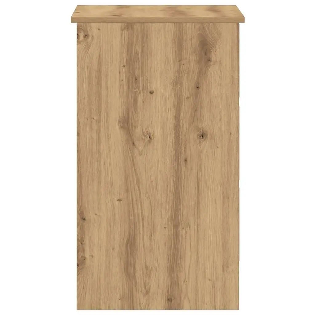 Office Desk Engineered Wood 90x45x76cm Brown