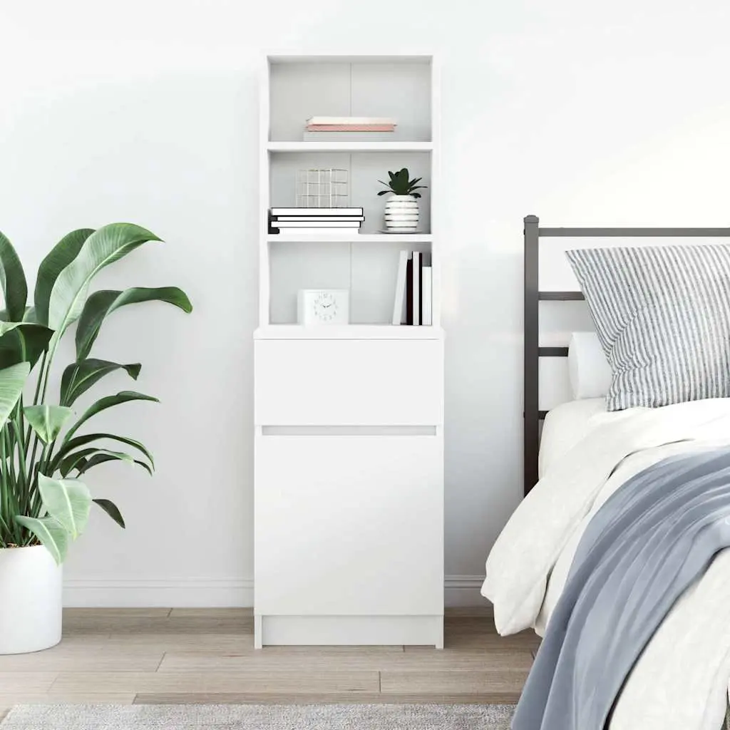 Engineered Wood Bedside Cabinet with Ample Storage