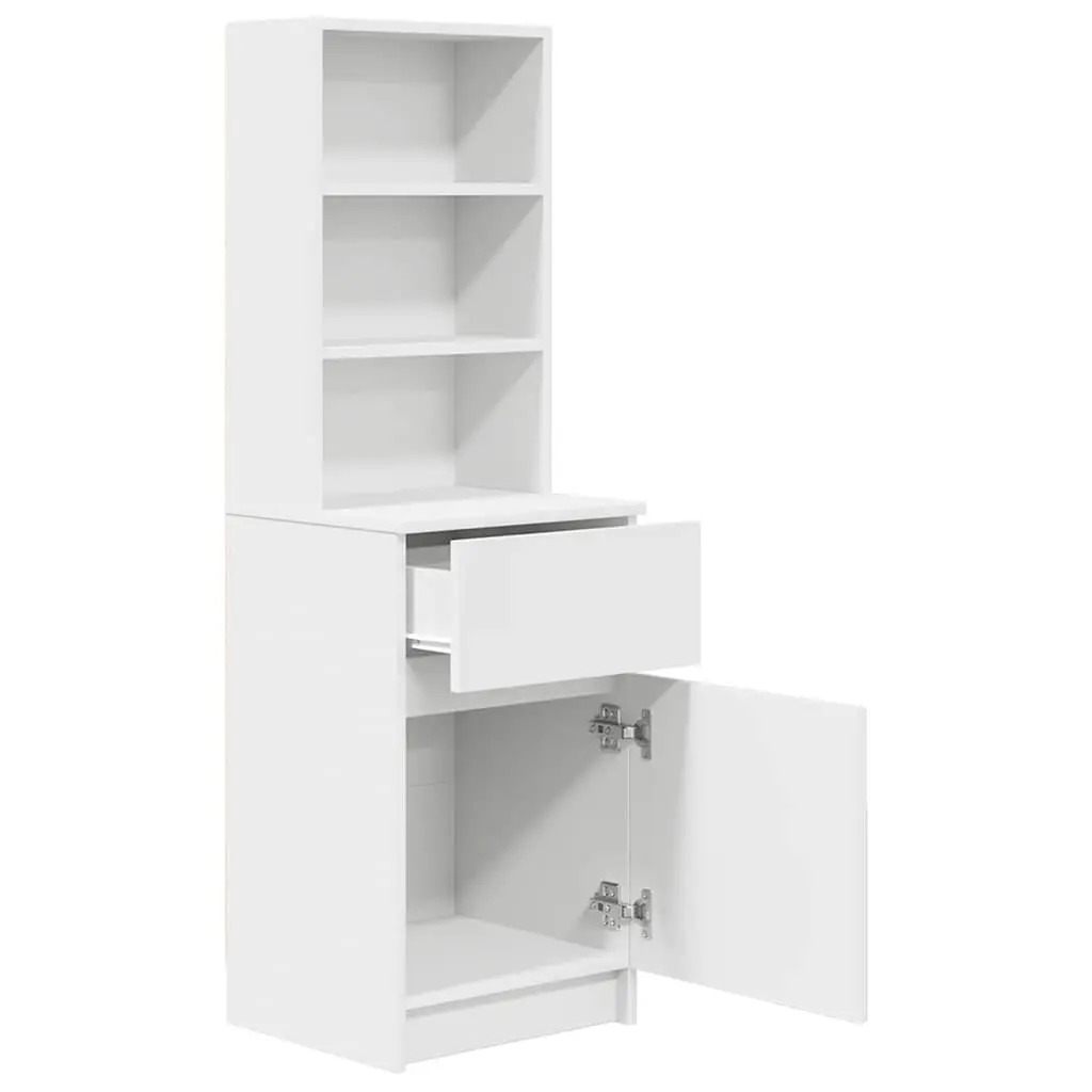 Engineered Wood Bedside Cabinet with Ample Storage
