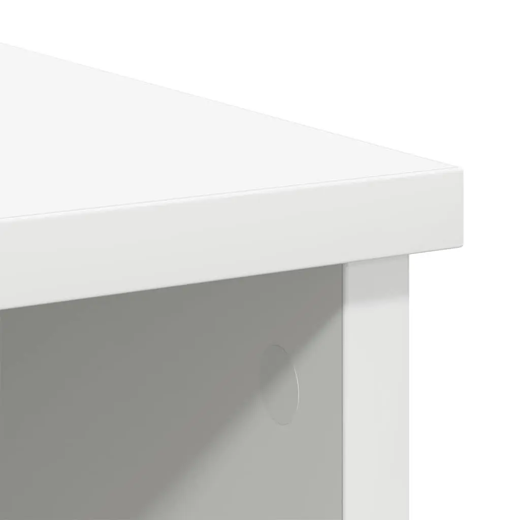 White Sideboard Cabinet with Drawer Storage
