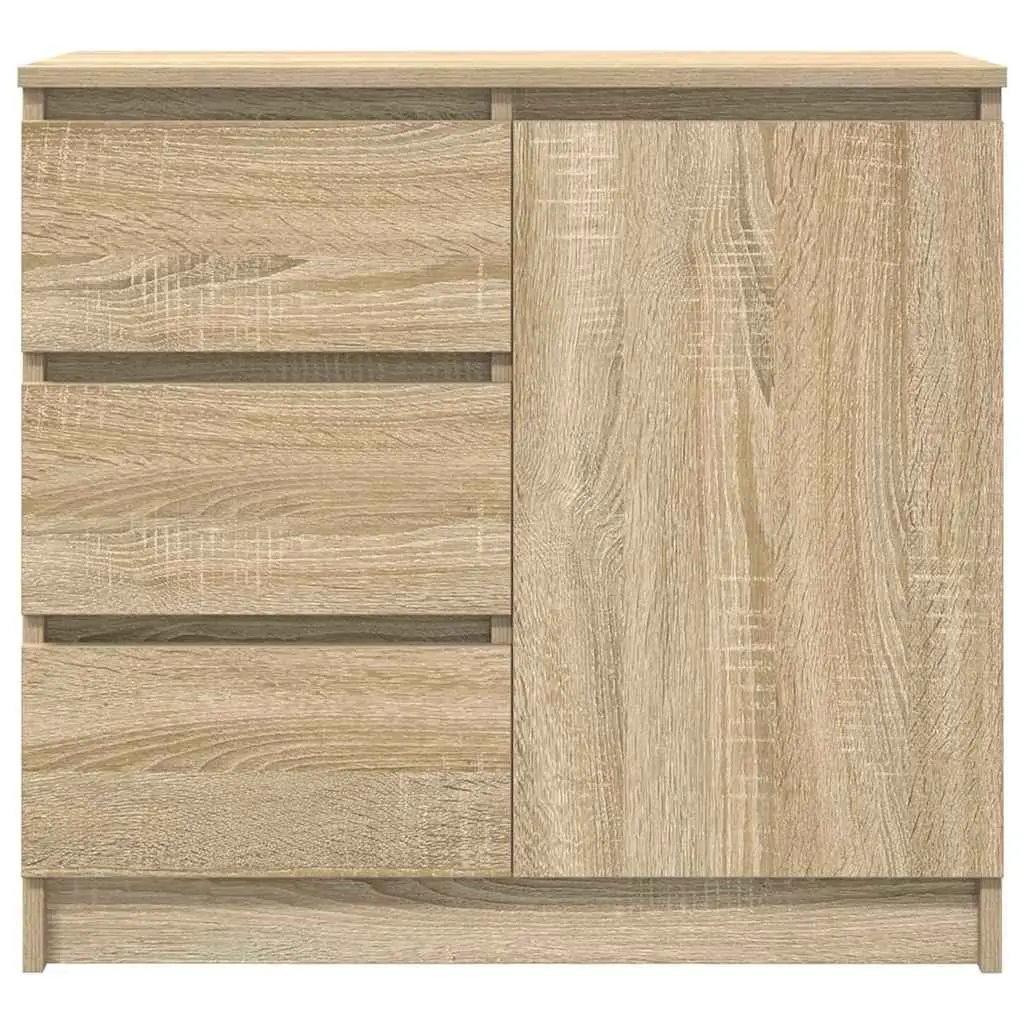 Brown Engineered Wood Sideboard with Ample Storage