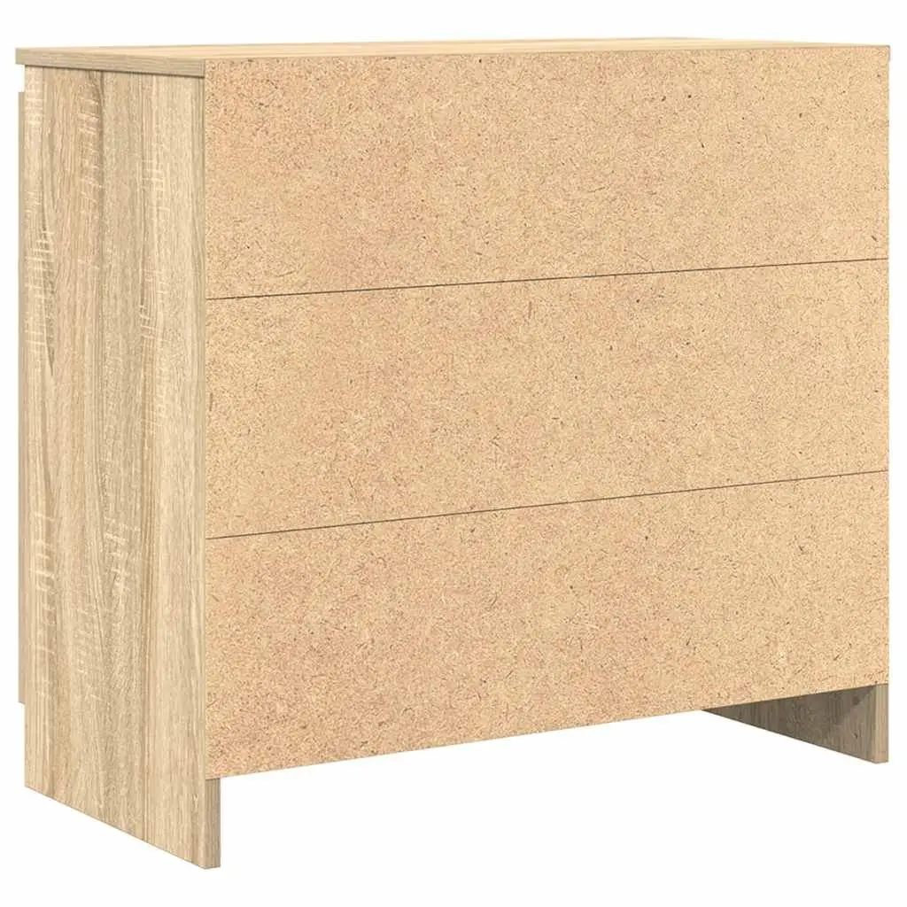 Brown Engineered Wood Sideboard with Ample Storage