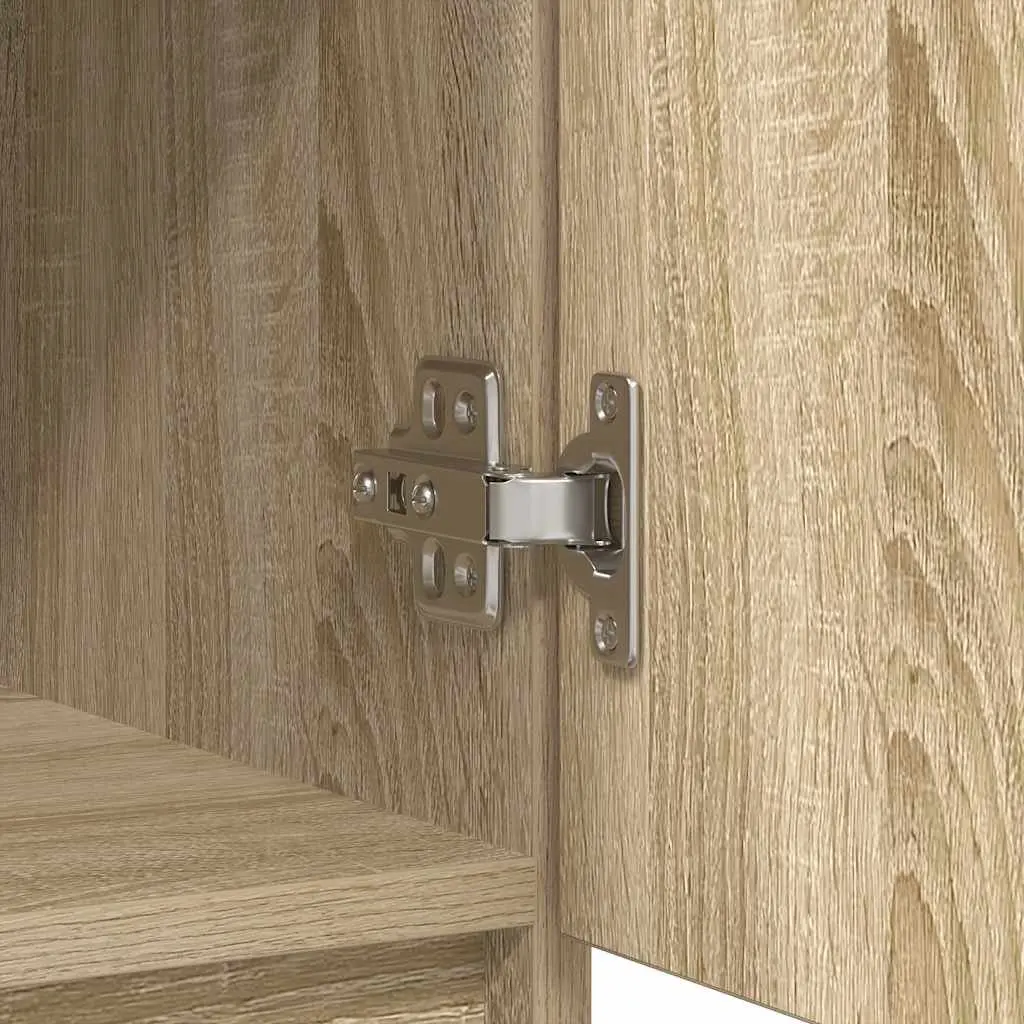 Brown Engineered Wood Sideboard with Ample Storage