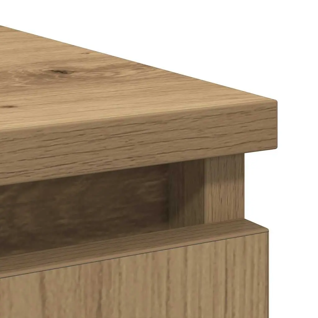 Brown Engineered Wood Sideboard Storage Cabinet
