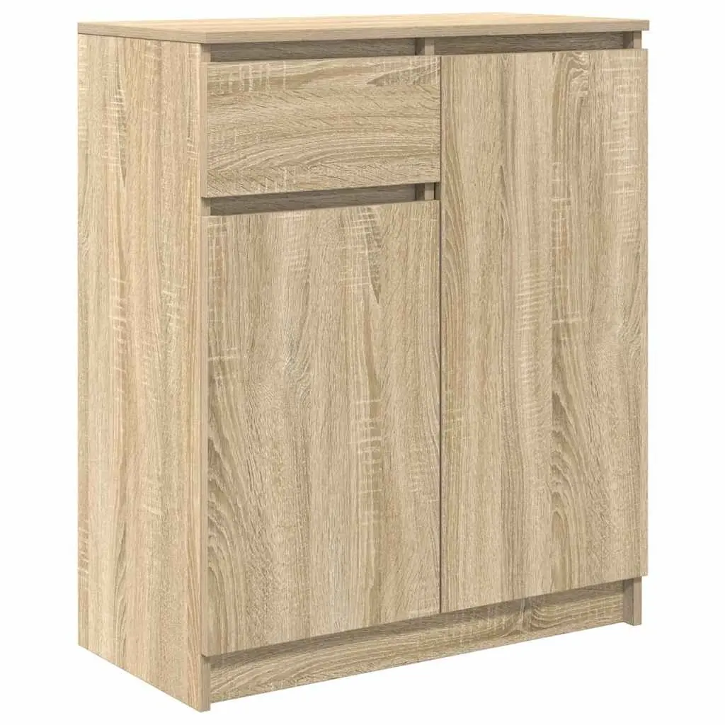 Brown Engineered Wood Sideboard Storage Cabinet