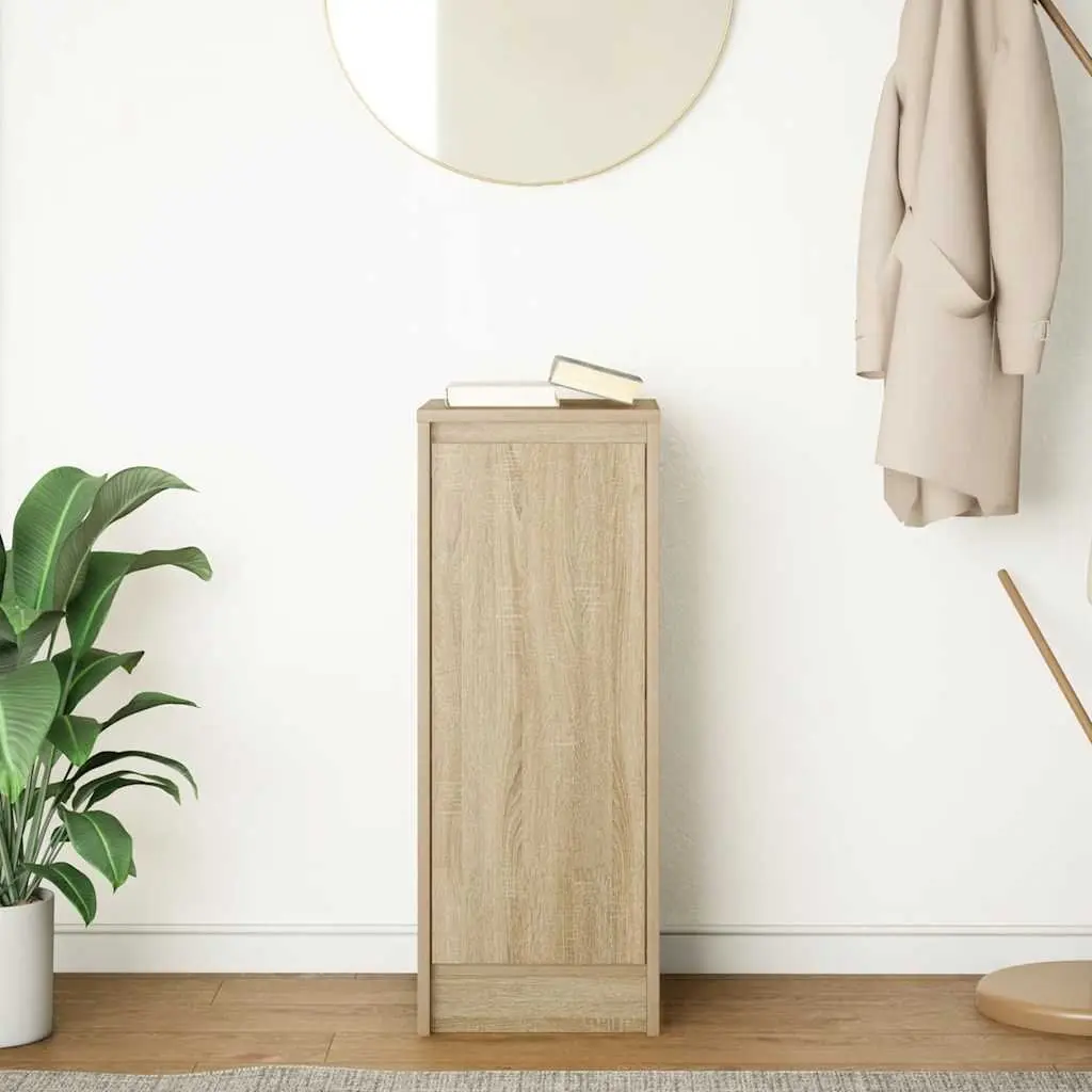 Brown Sideboard Storage Cabinet with Flexible Installation