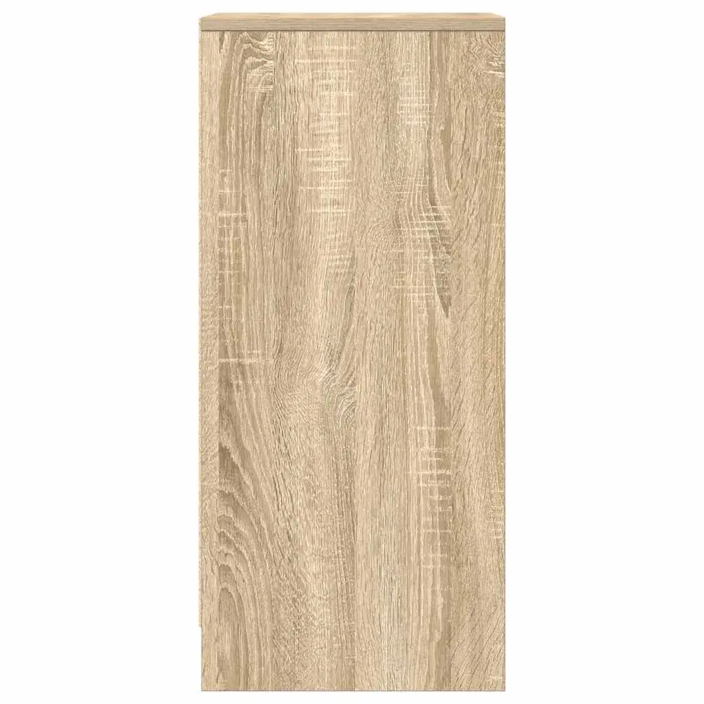Brown Sideboard Storage Cabinet with Flexible Installation