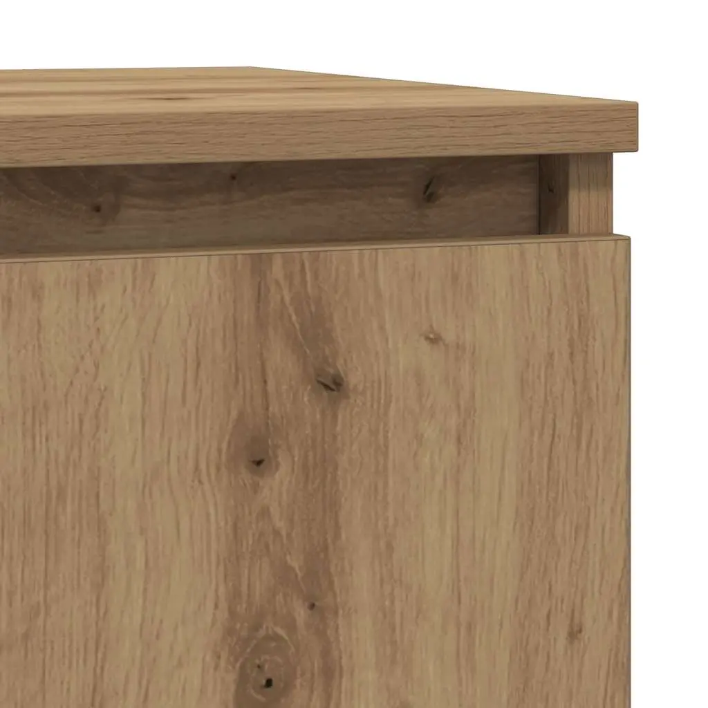 Brown Engineered Wood Sideboard Storage Cabinet