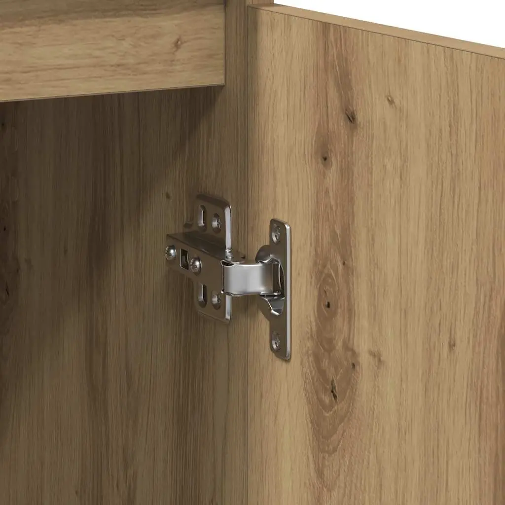 Brown Engineered Wood Sideboard Storage Cabinet