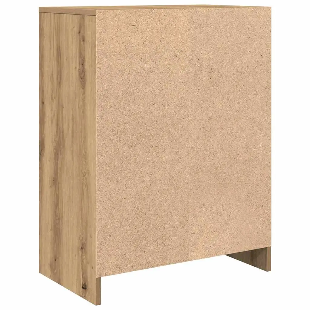 Brown Engineered Wood Sideboard for Storage