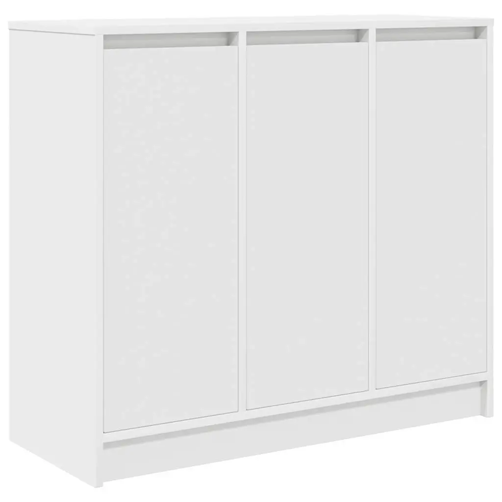 White Sideboard Cabinet 85x34x76cm for Storage