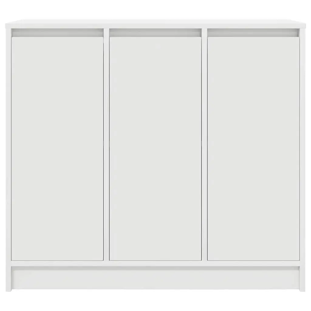 White Sideboard Cabinet 85x34x76cm for Storage