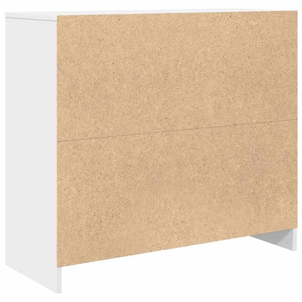 White Sideboard Cabinet 85x34x76cm for Storage