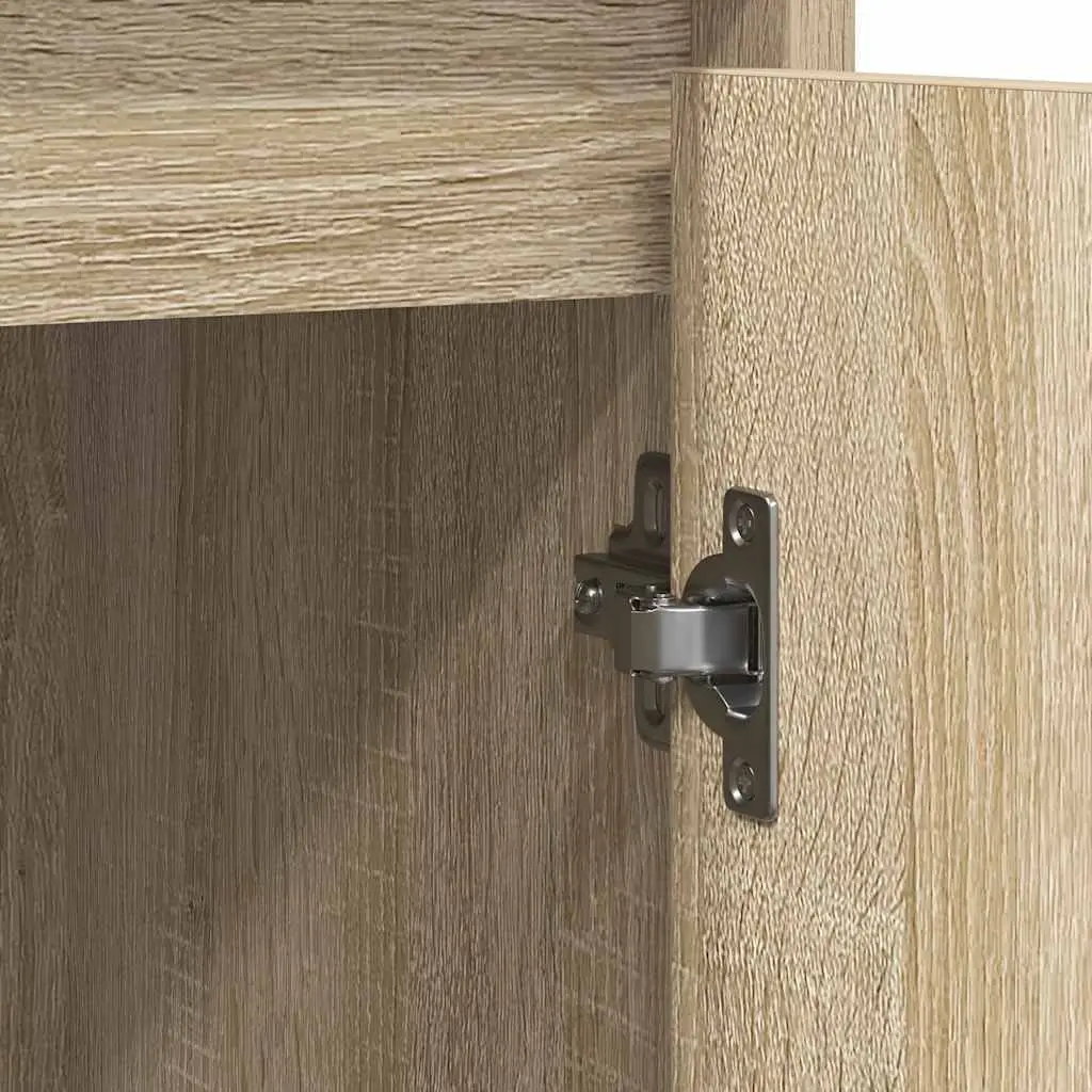 Sideboard Engineered Wood 85x34x76 cm Sonoma Oak Brown