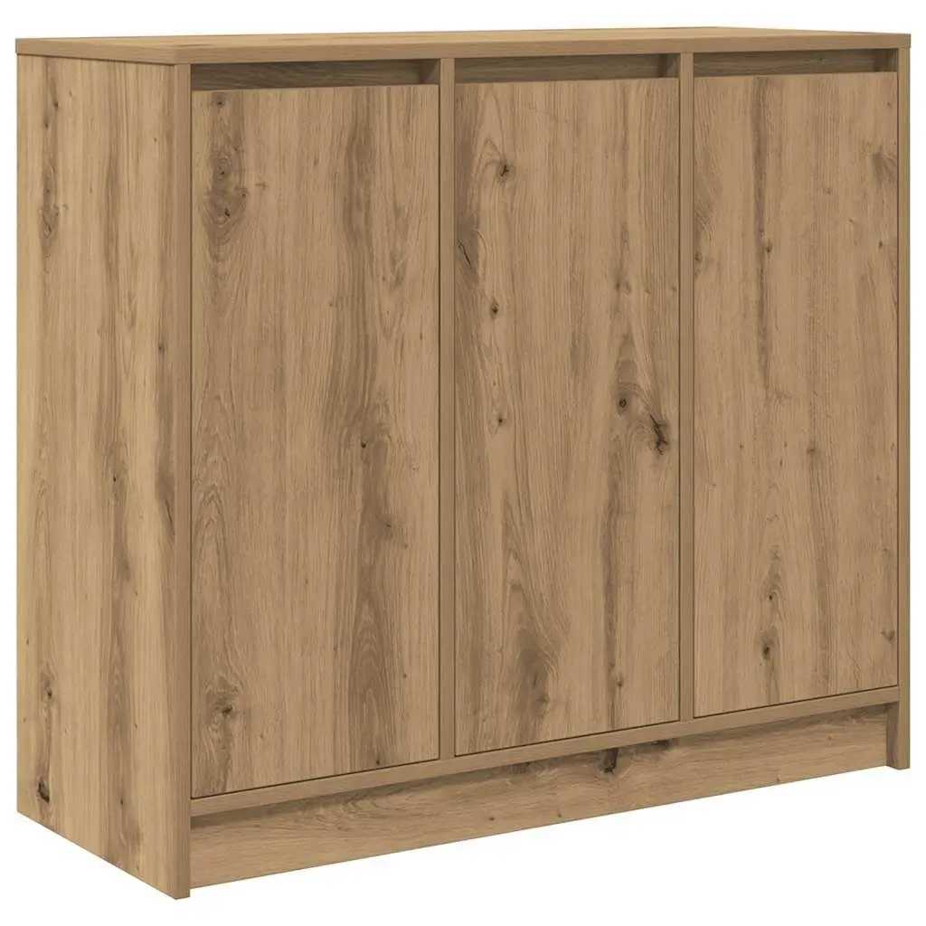 Artisan Oak Brown Sideboard Buffet Cabinet Storage