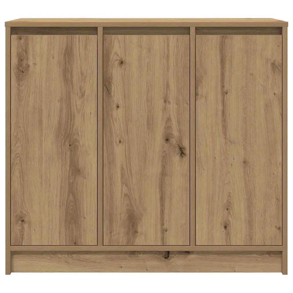 Artisan Oak Brown Sideboard Buffet Cabinet Storage