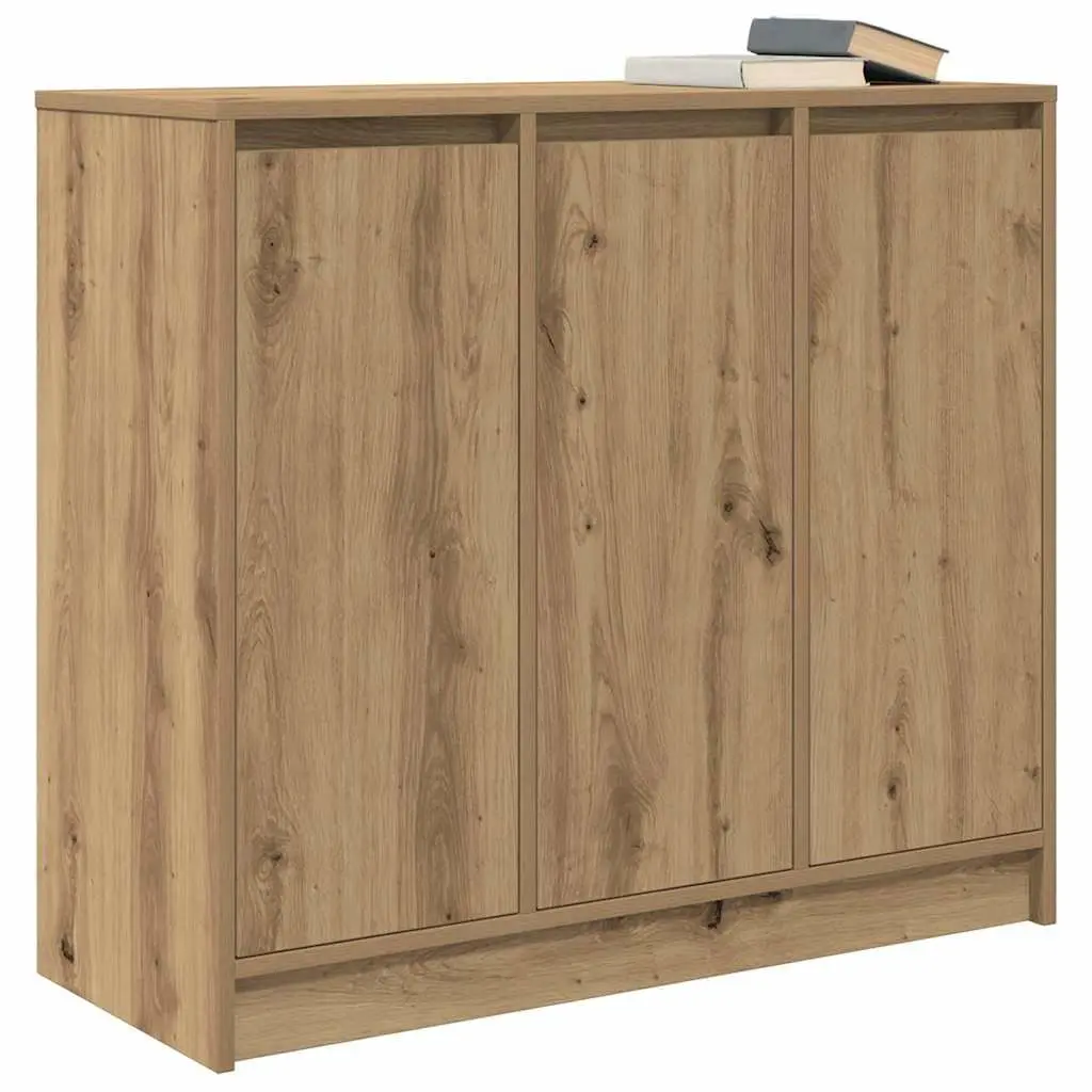 Artisan Oak Brown Sideboard Buffet Cabinet Storage