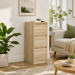 Sonoma Oak Sideboard Storage Cabinet 29.5x34x76 cm