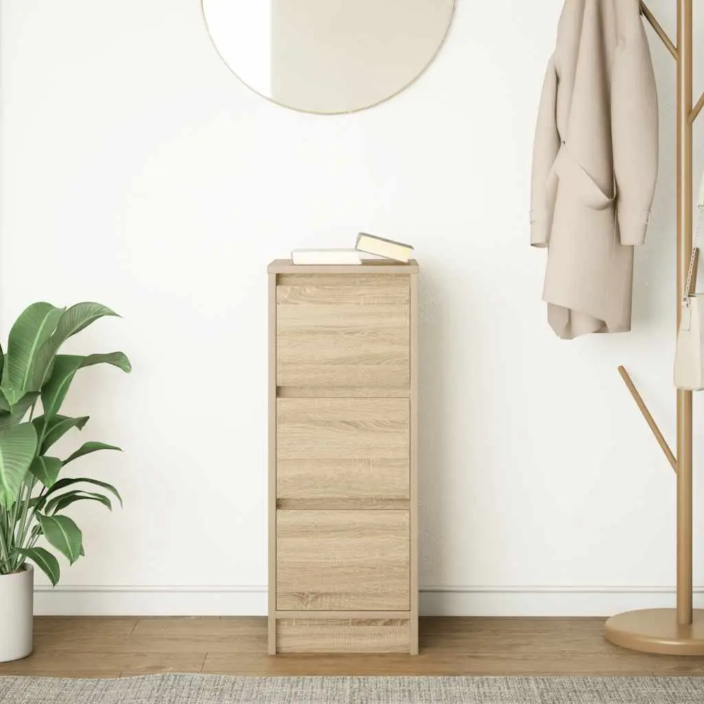 Sideboard Engineered Wood 29.5x34x76 cm Brown
