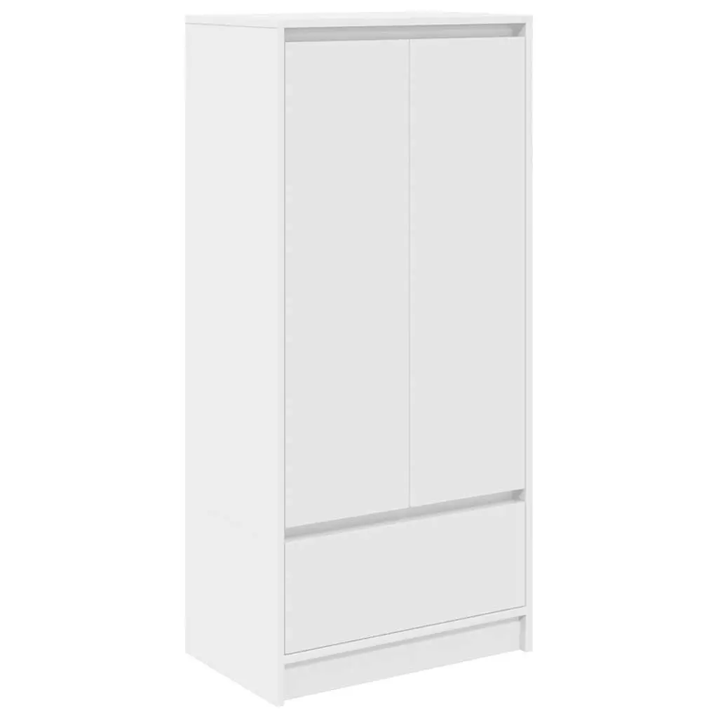 Storage Cabinet Engineered Wood 55.5x34x119.5cm White