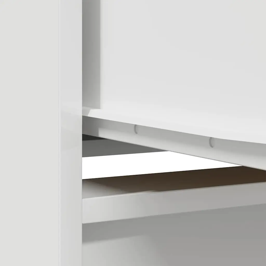 Storage Cabinet Engineered Wood 55.5x34x119.5cm White