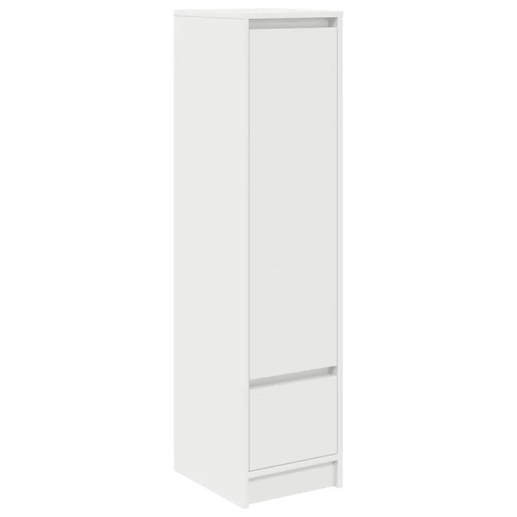 White Highboard Storage Cabinet for Dining Rooms