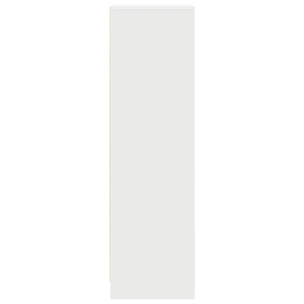 White Highboard Storage Cabinet for Dining Rooms