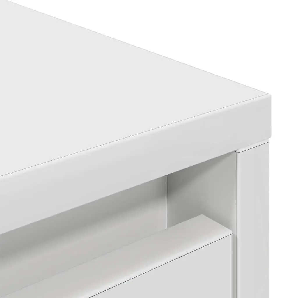 White Highboard Storage Cabinet for Dining Rooms